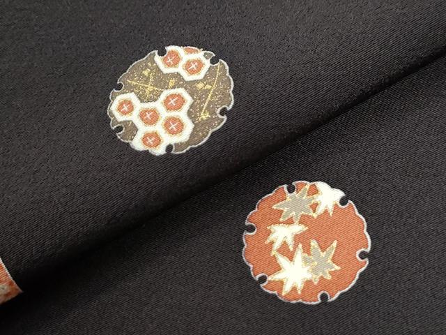 平和屋着物●訪問着　駒刺繍　雪輪横笛吉祥花文　金彩　ロング丈　正絹　逸品　CABI3099yc