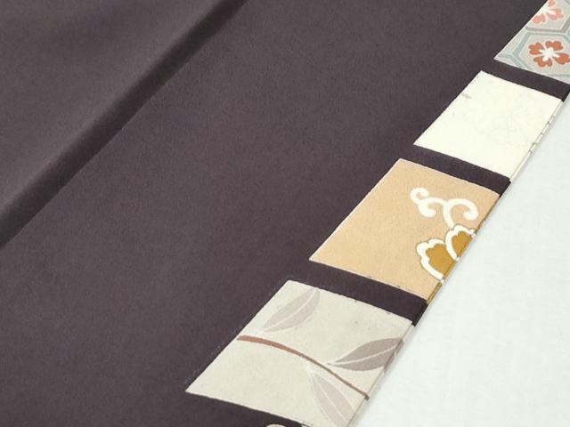 平和屋着物●豪華色留袖　駒刺繍　宝尽くし吉祥花唐草文　金彩　正絹　逸品　未使用　CABI3109yc