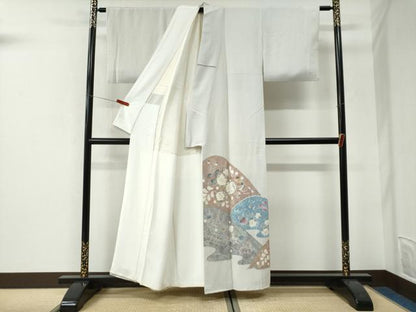 平和屋着物●十日町　名門　滝泰謹製　色留袖　辻が花　絞り　正絹　逸品　CABI3110yc