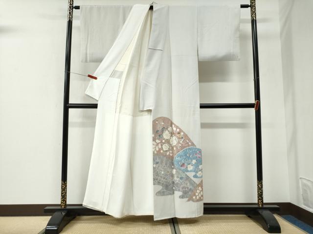 平和屋着物●十日町　名門　滝泰謹製　色留袖　辻が花　絞り　正絹　逸品　CABI3110yc
