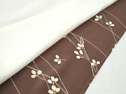 平和屋着物●豪華色留袖　駒刺繍　霞渡り橋枝花文　金彩　正絹　逸品　CABI3114yc