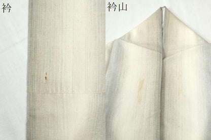 平和屋着物●上質な紬　背抜き仕立て　間道　正絹　逸品　CABI3116yc