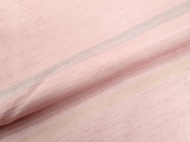 平和屋着物●紅花紬　米沢　霞文　さが美扱い　正絹　逸品　CABI3120yc