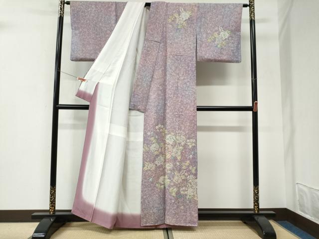 平和屋着物●訪問着　辻が花　絞り　暈し染め　正絹　逸品　CABI3122yc