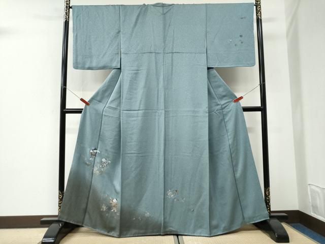 平和屋着物●訪問着　童子遊び　暈し染め　金彩　正絹　逸品　CABI3134yc
