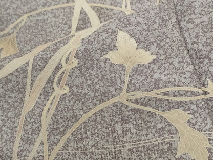 平和屋着物●訪問着　本場染大島紬　枝花文　正絹　逸品　CABI3149yc