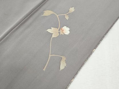平和屋着物●訪問着　本場染大島紬　枝花文　正絹　逸品　CABI3149yc