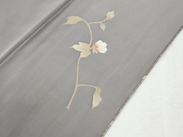 平和屋着物●訪問着　本場染大島紬　枝花文　正絹　逸品　CABI3149yc