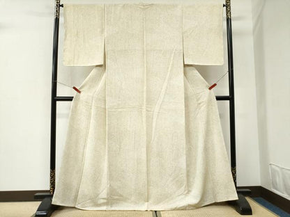 平和屋着物●上質な小紋　花菱吉祥文　正絹　逸品　未使用　CABI3160yc