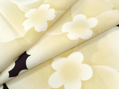 平和屋着物●上質な小紋　花尽くし　正絹　逸品　未使用　CABI3170yc