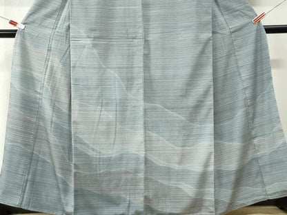 平和屋着物●本塩沢　訪問着　霞文　正絹　逸品　未使用　CABI3174yc