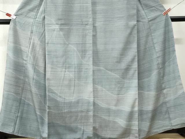 平和屋着物●本塩沢　訪問着　霞文　正絹　逸品　未使用　CABI3174yc
