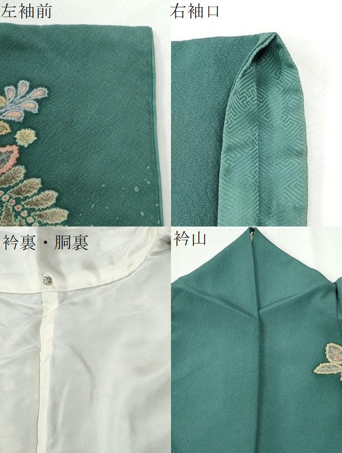 平和屋着物●訪問着　作家物　辻が花　絞り　暈し染め　正絹　逸品　CABI3189yc
