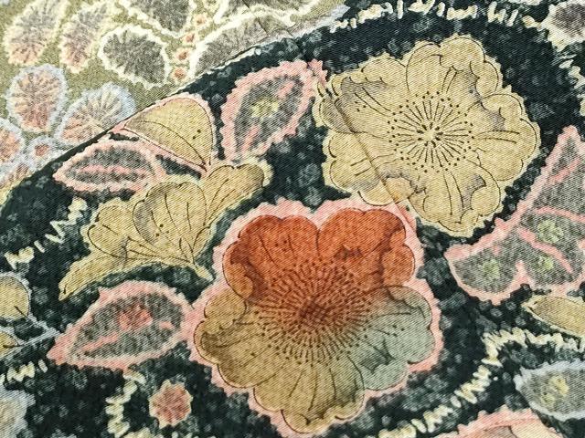 平和屋着物●訪問着　作家物　辻が花　絞り　暈し染め　正絹　逸品　CABI3189yc