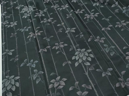 平和屋着物●本場縞大島紬　枝葉文　ますいわ屋扱い　正絹　逸品　CABI3205yc