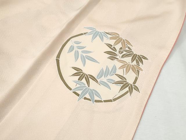 平和屋着物●訪問着　刺繍　枝橘草花丸文　金彩　正絹　逸品　CABI3211yc