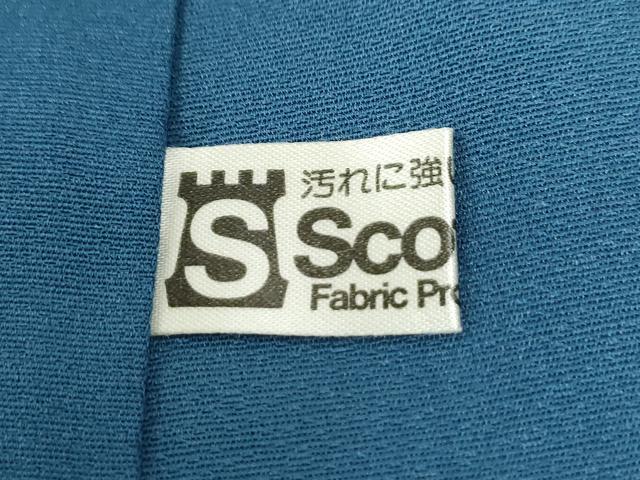平和屋着物●金彩友禅作家　金彩の魔術師　堀省平　金煌織　訪問着　箔散らし　黒地　銀彩　ロング丈　正絹　逸品　CABI3212yc