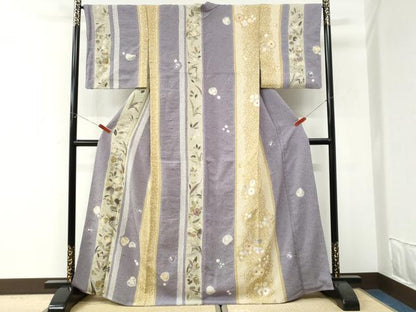 平和屋着物●訪問着　辻が花　絞り　正絹　逸品　CABI3220yc