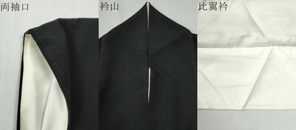 平和屋着物●本加賀友禅作家　浅野冨治男　黒留袖　水辺草花文　正絹　逸品　CABI3223yc