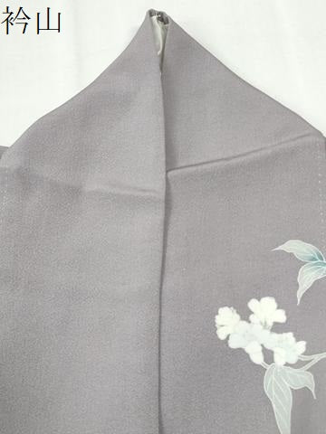 平和屋着物●訪問着　友禅　作家物　枝花文　暈し染め　正絹　逸品　CABI3232yc