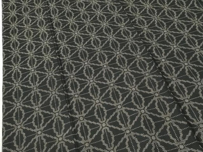 平和屋着物●本場大島紬　7マルキ　麻の葉文様　正絹　逸品　CABI3241yc