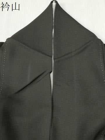 平和屋着物●訪問着　浜松草花文　暈し染め　黒地　金彩　正絹　逸品　CABI3253yc