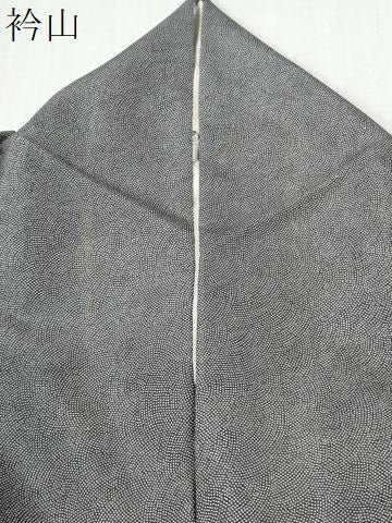 平和屋着物●江戸小紋　作家物　鮫小紋柄　正絹　逸品　CABI3255yc