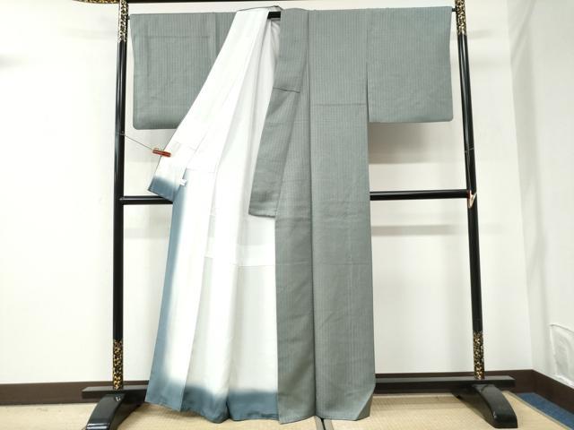 平和屋着物●江戸小紋　鮫小紋柄　正絹　逸品　CABI3267yc
