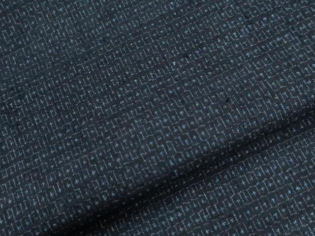 平和屋着物●結城紬　100亀甲　総詰め　正絹　逸品　CABI3272yc