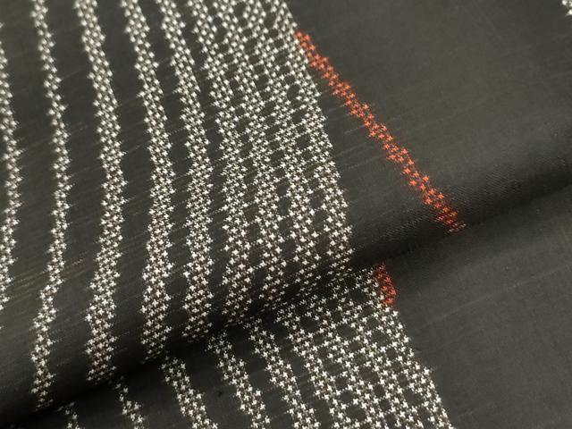 平和屋着物●本場大島紬　7マルキ　変わり縞　正絹　逸品　CABI3275yc