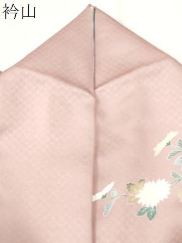 平和屋着物●訪問着　草花文　暈し染め　正絹　逸品　CABI3277yc