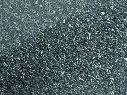 平和屋着物●上質なお召　霰文　正絹　逸品　未使用　CABI3287yc