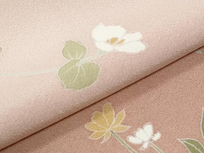 平和屋着物●訪問着　草花文　暈し染め　正絹　逸品　CABI3290yc