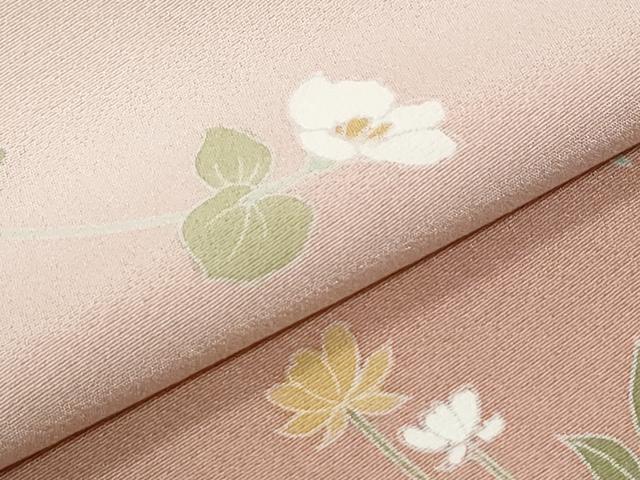 平和屋着物●訪問着　草花文　暈し染め　正絹　逸品　CABI3290yc