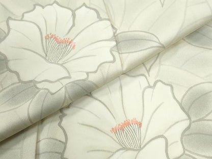平和屋着物●訪問着　草花文　正絹　逸品　CABI3301yc