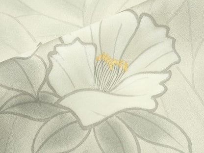 平和屋着物●訪問着　草花文　正絹　逸品　CABI3301yc