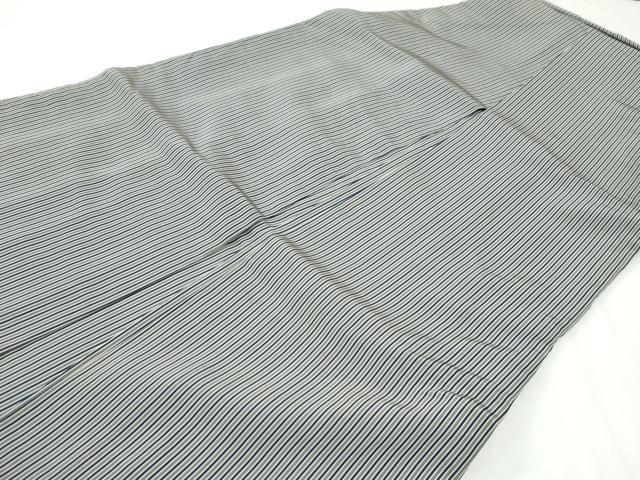 平和屋着物●男性　馬乗り袴　間道　正絹　逸品　CABI3308yc