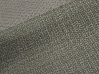 平和屋着物●訪問着　お召地　格子吉祥文　正絹　逸品　CABI3312yc