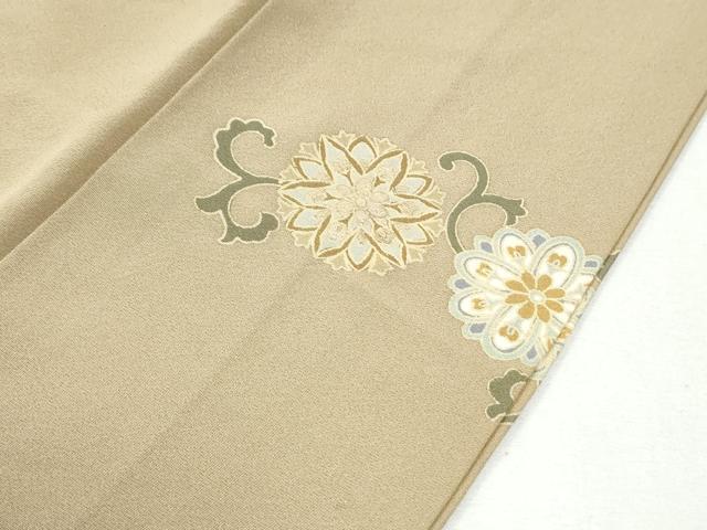 平和屋着物●豪華色留袖　駒刺繍　鳳凰花唐草文　金彩　正絹　逸品　CABI3323yc