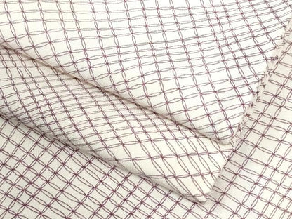 平和屋着物●上質な小紋　変わり七宝文　ロング丈　正絹　逸品　未使用　CABI3324yc