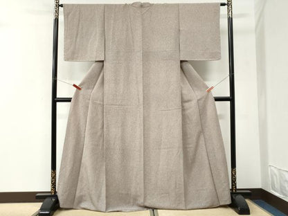 平和屋着物●上質な小紋　吉祥文　正絹　逸品　未使用　CABI3327yc