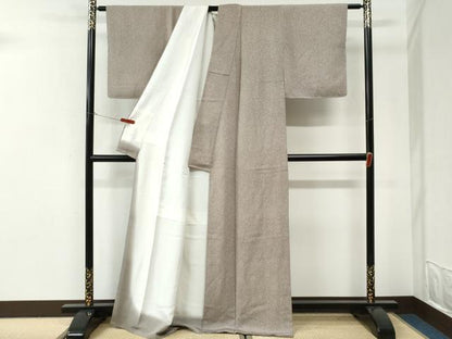 平和屋着物●上質な小紋　吉祥文　正絹　逸品　未使用　CABI3327yc