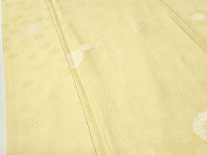 平和屋着物●上質な小紋　菊　正絹　逸品　CABI3329yc