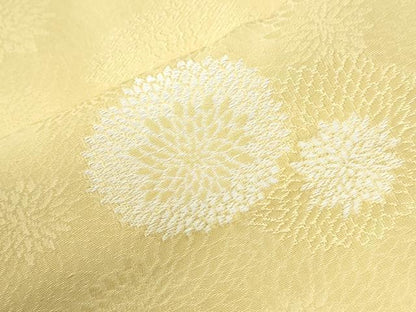 平和屋着物●上質な小紋　菊　正絹　逸品　CABI3329yc