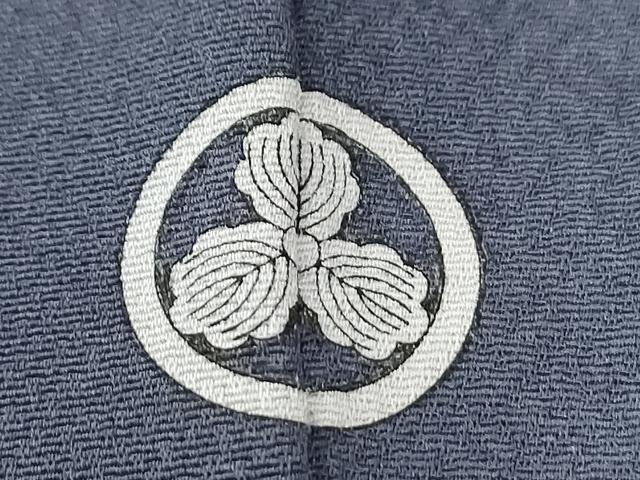 平和屋着物●名門・上野家　四代目 上野真(二代目 上野為二)　訪問着　草花丸文　暈し染め　金糸　正絹　逸品　CABI3337yc