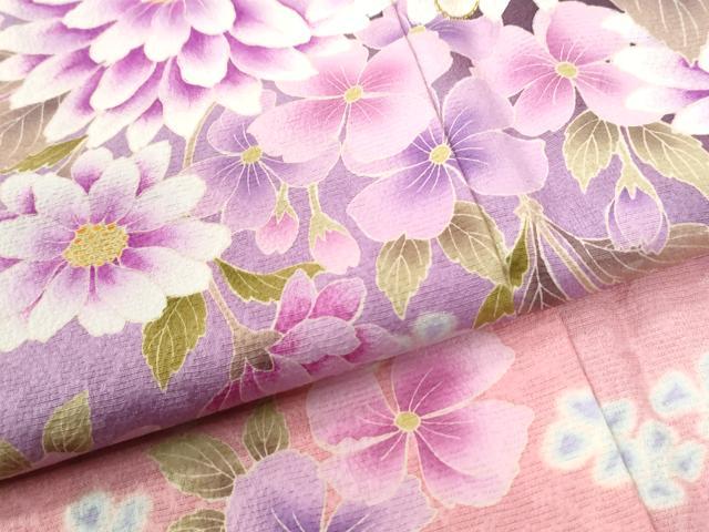 平和屋着物●豪華振袖　菊花文　ラメ糸　正絹　逸品　CABI3343yc