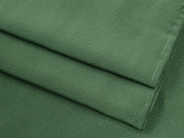 平和屋着物●上質な色無地　緑青色　正絹　逸品　未使用　CABI3348yc