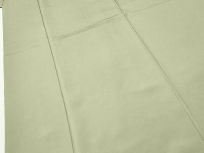 平和屋着物●上質な色無地　作家物　抹茶色　京王百貨店扱い　正絹　逸品　CABI3355yc
