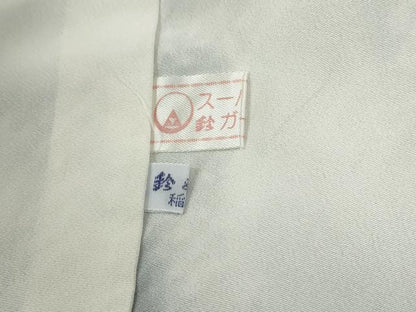 平和屋着物●大変加工の良い総絞り小紋　黒地　鈴乃屋扱い　正絹　逸品　CABI3368yc