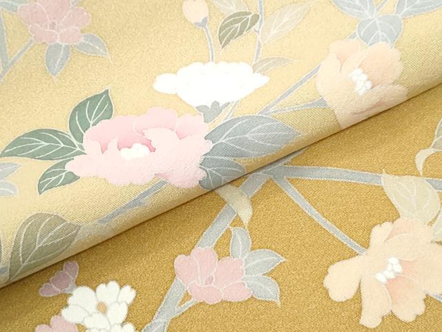平和屋着物●訪問着　友禅　作家物　枝花文　暈し染め　正絹　逸品　CABI3369yc